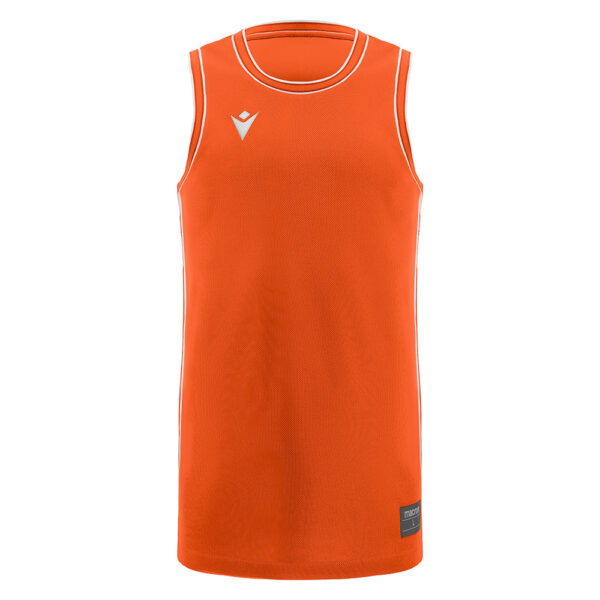 Tricou baschet Macron Plutonium Eco, Portocaliu / Alb - imagine 2