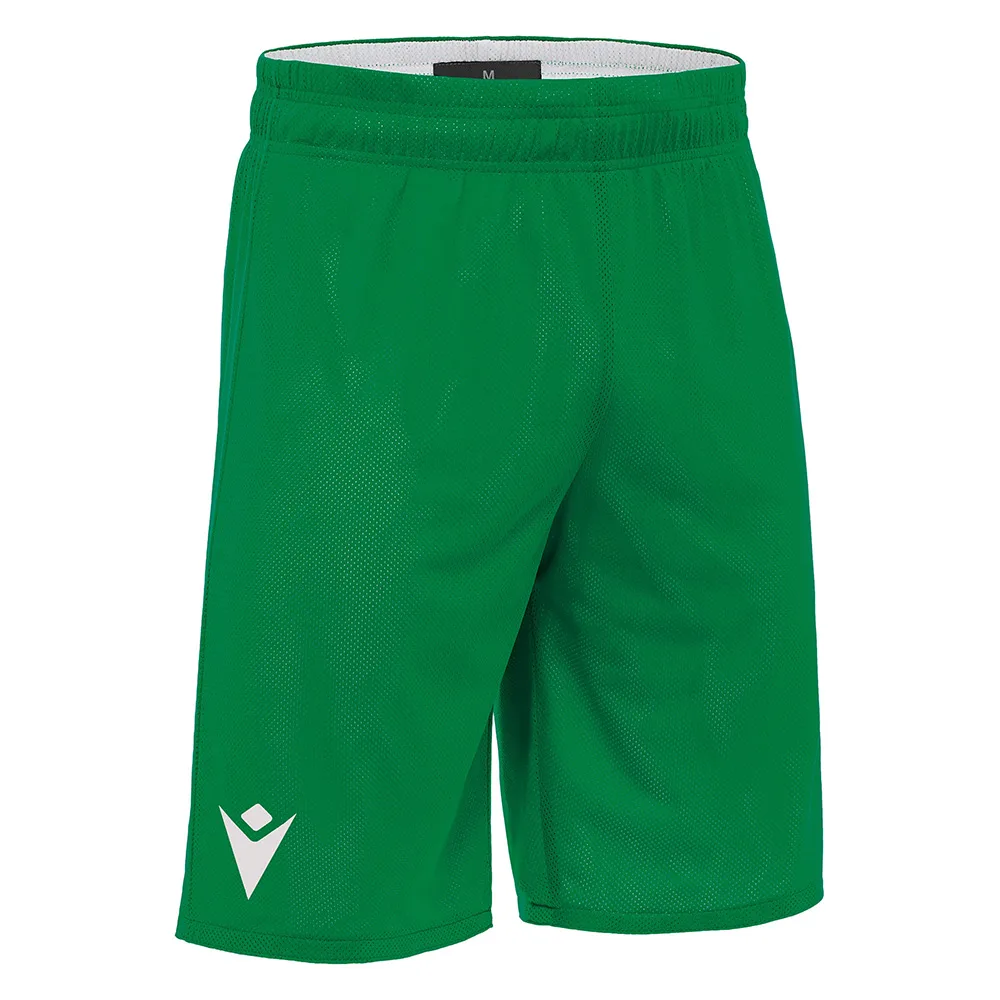 Pantaloni scurti reversibili baschet Macron Denver Hero, Verde / Alb - imagine 1