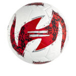 Minge fotbal Macron Dew XI, Alb / Rosu (Nr. 5) - imagine 2