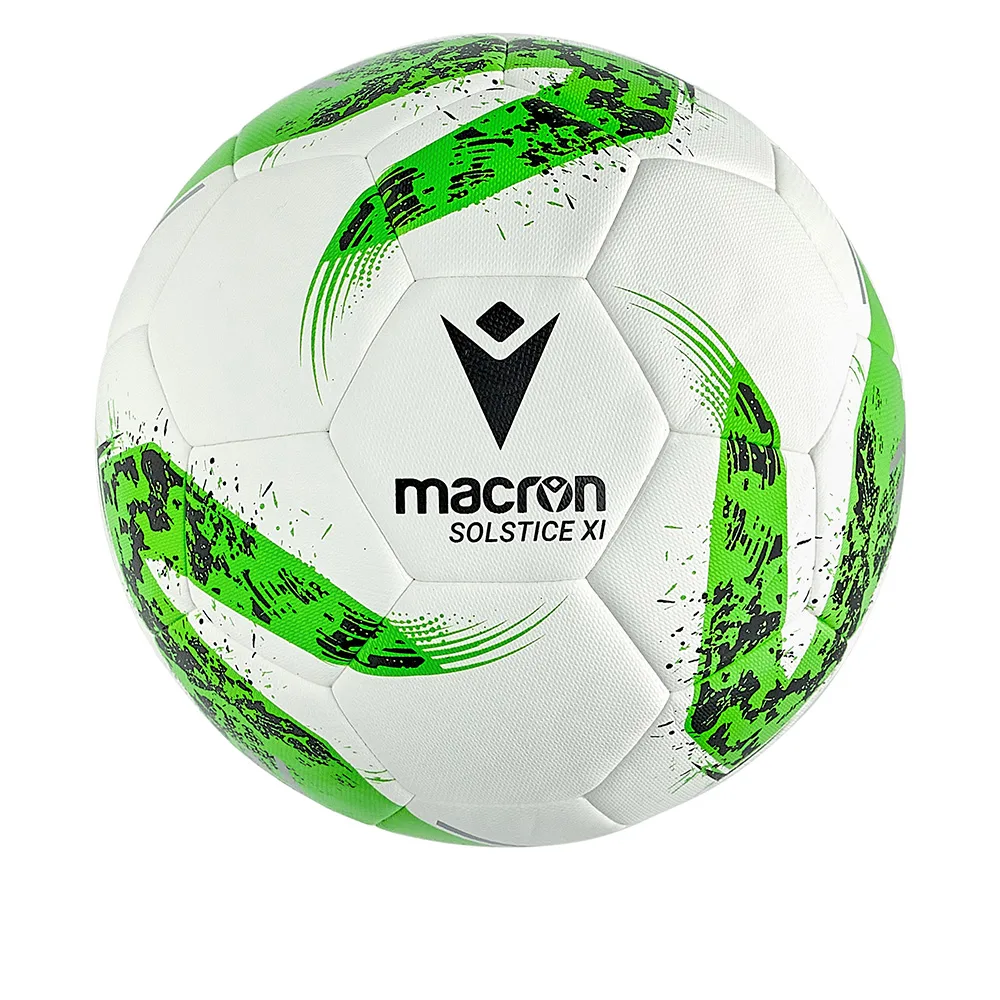 Minge fotbal Macron Solstice XI, Alb / Verde (Nr. 5) - imagine 1