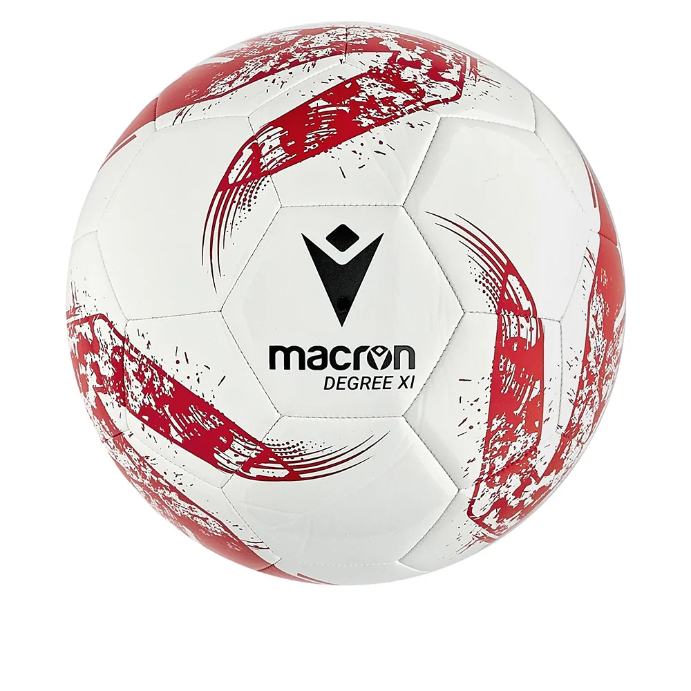 Minge fotbal Macron Degree XI, Alb / Rosu (Nr. 4) - imagine 1