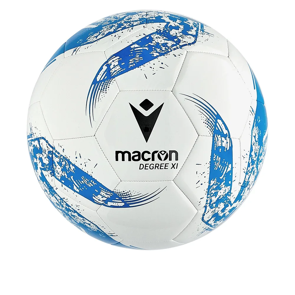 Minge fotbal Macron Degree XI, Alb / Albastru Royal (Nr. 5) - imagine 1