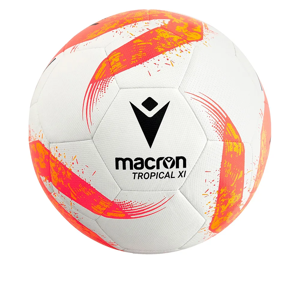 Minge futsal Macron Tropical XI, Alb / Portocaliu (Nr. 4) - imagine 1