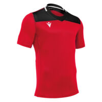 Tricou rugby Macron Jasper, Rosu / Negru