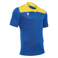 Tricou rugby Macron Jasper, Albastru Royal / Galben