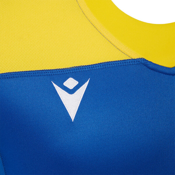 Tricou rugby Macron Jasper, Albastru Royal / Galben - imagine 6