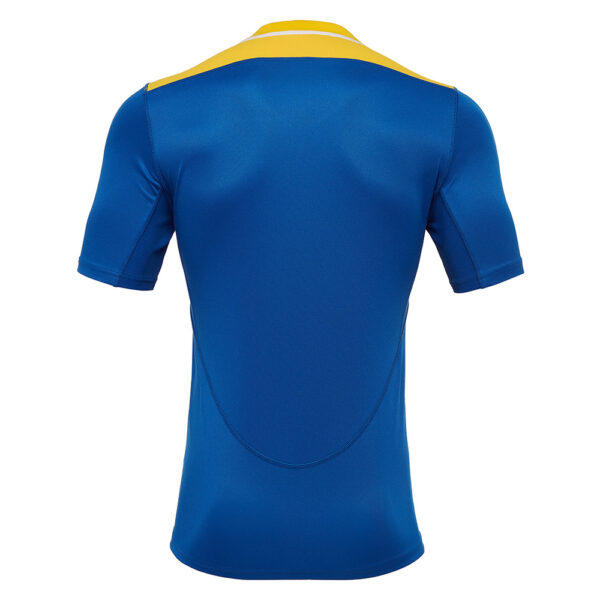 Tricou rugby Macron Jasper, Albastru Royal / Galben - imagine 4