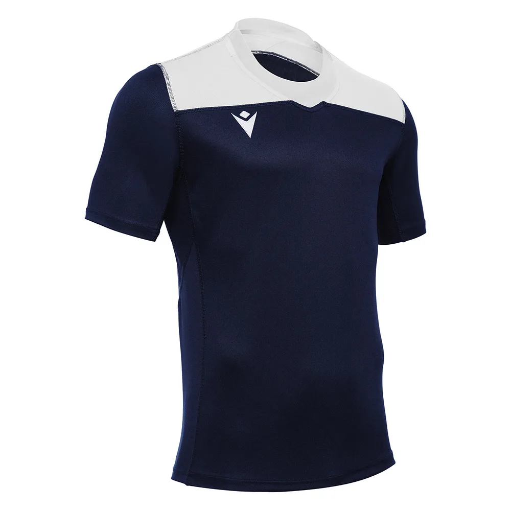 Tricou rugby Macron Jasper, Bleumarin / Alb - imagine 1