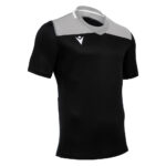 Tricou rugby Macron Jasper, Negru / Gri