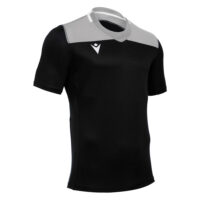 Tricou rugby Macron Jasper, Negru / Gri