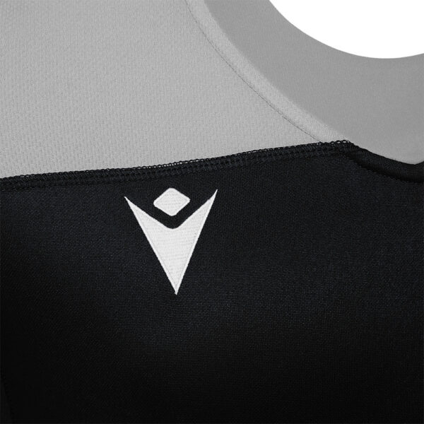 Tricou rugby Macron Jasper, Negru / Gri - imagine 6