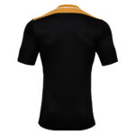 Tricou rugby Macron Jasper, Negru / Galben Chihlimbar - imagine 4