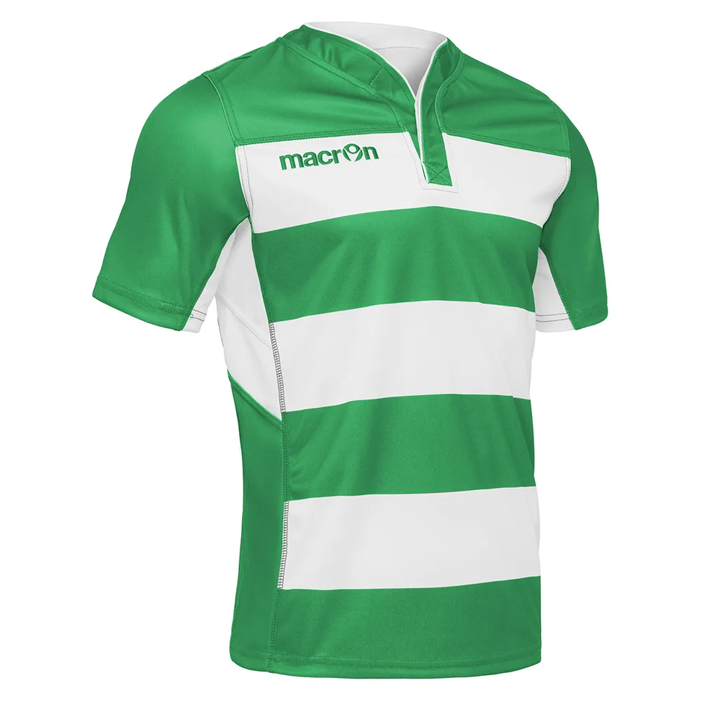 Tricou rugby Macron Idmon, Alb / Verde - imagine 1