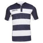 Tricou rugby Macron Idmon, Bleumarin / Alb - imagine 2