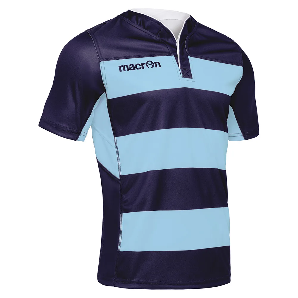 Tricou rugby Macron Idmon, Bleumarin / Albastru Sky - imagine 1