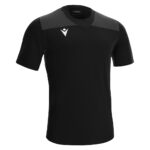 Tricou rugby Macron Peridot, Negru / Gri inchis
