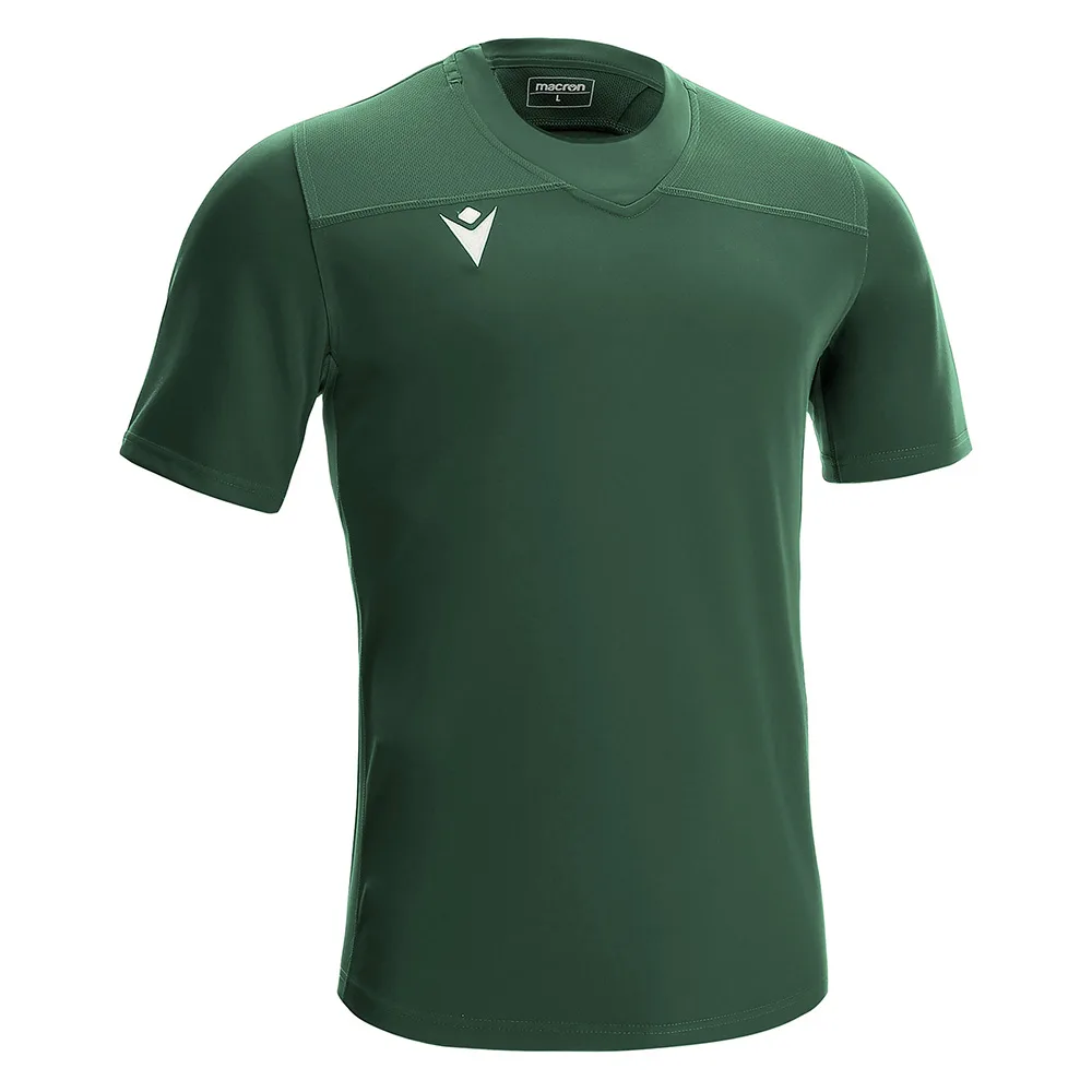 Tricou rugby Macron Peridot, Verde Sticla - imagine 1