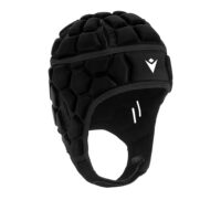 Casca rugby Macron Helmet XE, Negru