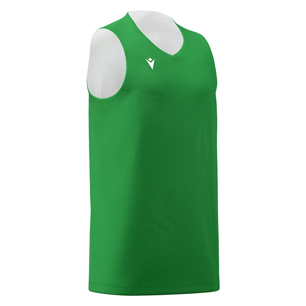 Tricou reversibil baschet Macron Idaho, Verde / Alb - imagine 1
