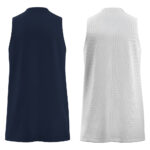 Tricou reversibil baschet Macron Idaho, Bleumarin / Alb - imagine 4