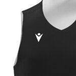 Tricou reversibil baschet Macron Idaho, Negru / Alb - imagine 5