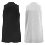 Tricou reversibil baschet Macron Idaho, Negru / Alb - imagine 4