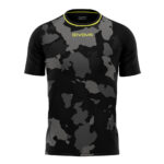 Tricou sport Givova Army, Negru / Gri - imagine 3