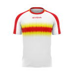 Tricou sport Givova Radio, Rosu / Galben - imagine 5