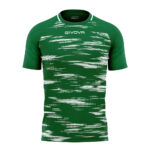 Tricou sport Givova Pixel, Verde / Alb - imagine 4