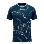 Tricou sport Givova Grafite, Bleumarin / Alb - imagine 4