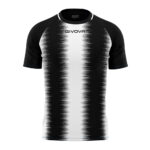 Tricou sport Givova Stripe, Alb / Negru - imagine 5