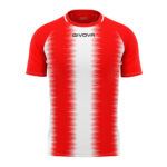 Tricou sport Givova Stripe, Rosu / Alb - imagine 5