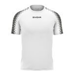 Tricou sport Givova Club, Alb / Negru - imagine 4