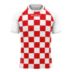 Tricou sport Givova Dama, Alb / Rosu - imagine 5