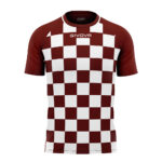 Tricou sport Givova Dama, Visiniu / Alb - imagine 3