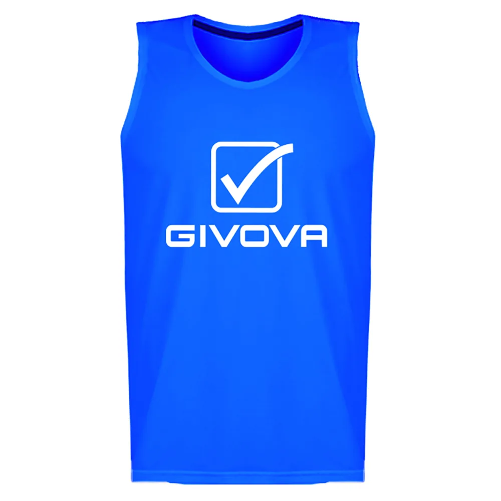 Vesta antrenament Givova Gara, Albastru Royal / Alb - imagine 1