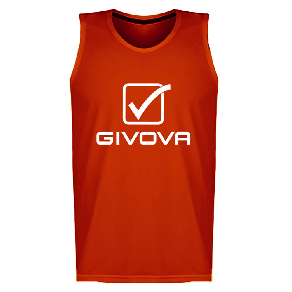 Vesta antrenament Givova Gara, Rosu / Alb - imagine 1