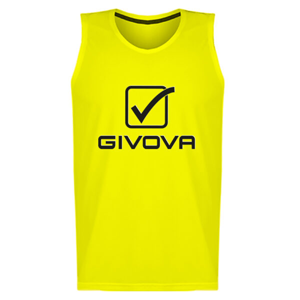 casgara_1910 Vesta antrenament Givova Gara, Galben Fluo / Negru - imagine 1