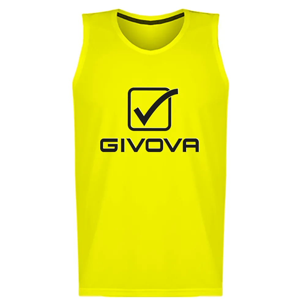 Vesta antrenament Givova Gara, Galben Fluo / Negru - imagine 1