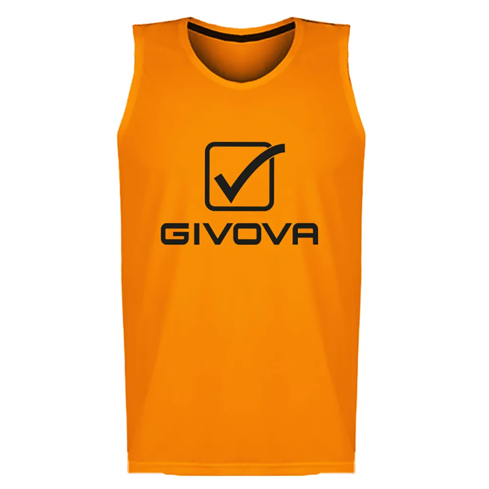 Vesta antrenament Givova Gara, Portocaliu Fluo / Negru - imagine 1