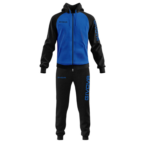Trening Givova Super King, Albastru Royal / Negru - imagine 5