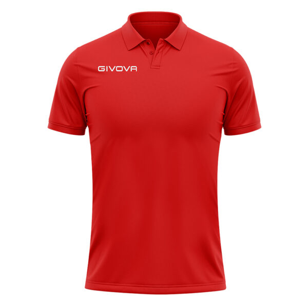 Tricou polo Givova Summer, Rosu - imagine 5