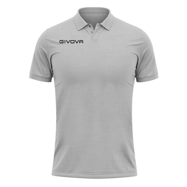 Tricou polo Givova Summer, Gri deschis - imagine 5