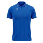 Tricou polo Givova Action, Albastru Royal / Alb - imagine 5