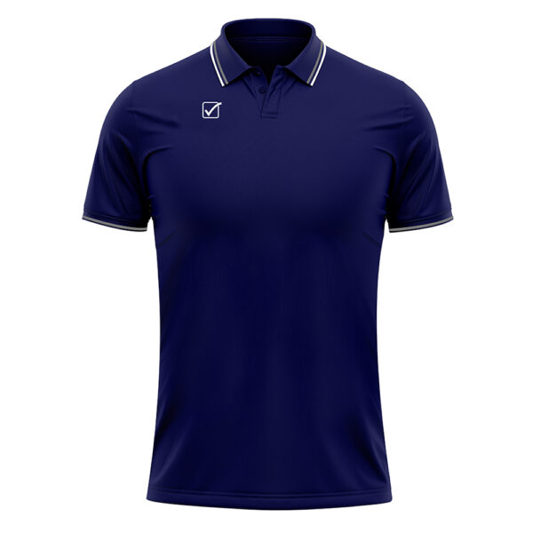 Tricou polo Givova Action, Bleumarin / Alb - imagine 3