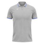 Tricou polo Givova Action, Gri deschis / Alb - imagine 5