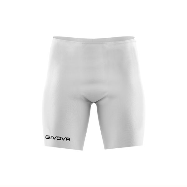 Pantaloni scurti elastici Givova Skin, Alb - imagine 2