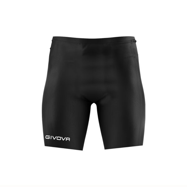 Pantaloni scurti elastici Givova Skin, Negru - imagine 3