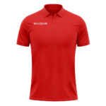 Tricou polo Givova Pocket, Rosu - imagine 5