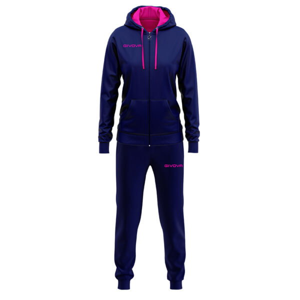 Trening dama Givova Lady, Bleumarin / Fuxia - imagine 6